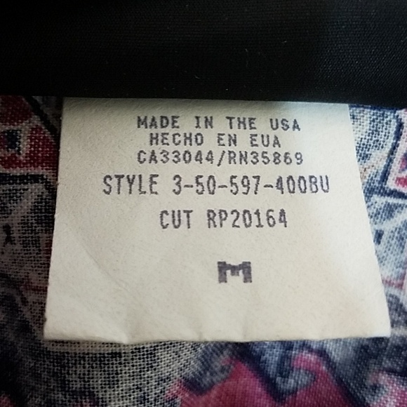 FiveStar by Roper Retro Western Top M - Picture 6 of 8